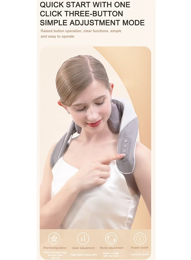 6-Head Deep Tissue Massage Gun
