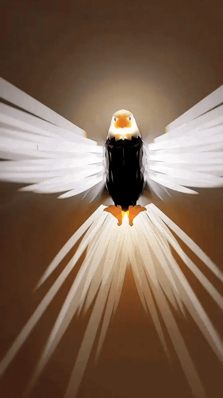 3D Eagle Decoration Light    |Xohal