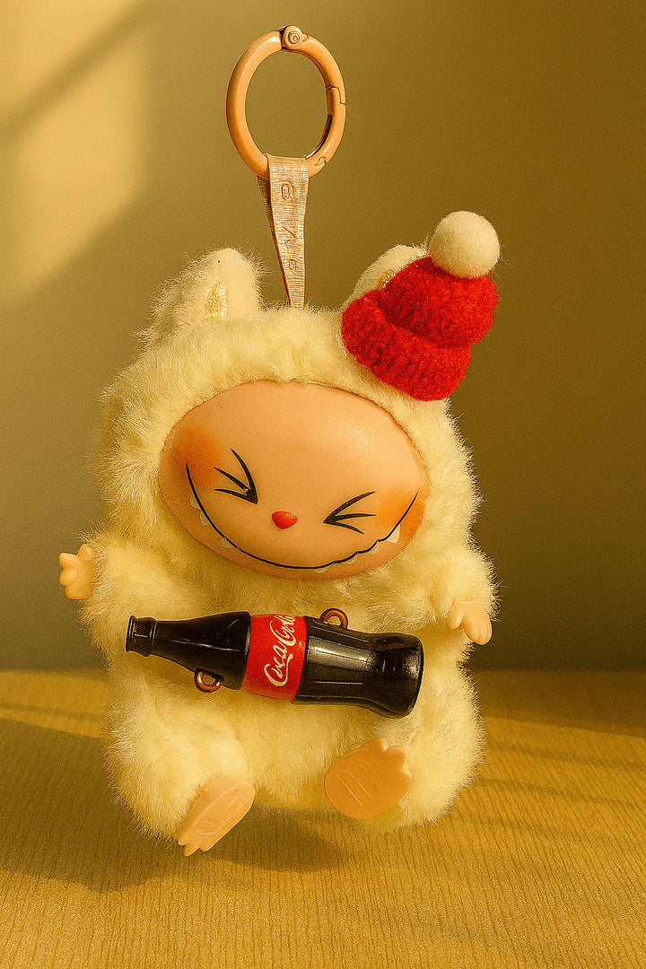 Labubu - Soft Plush Keychain